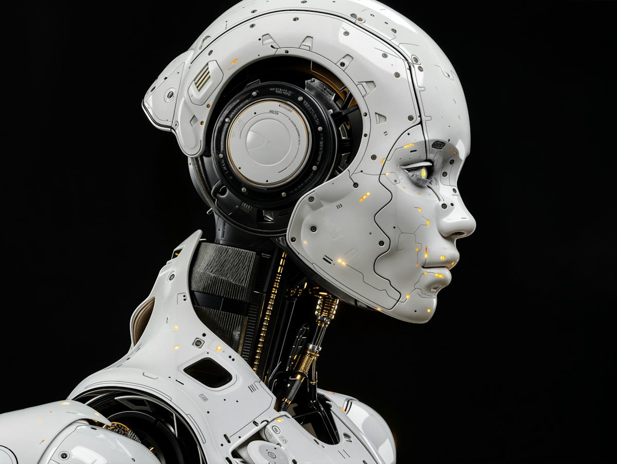 AI and robotics concept