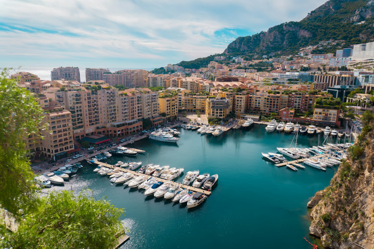Mediterranean coast Monaco