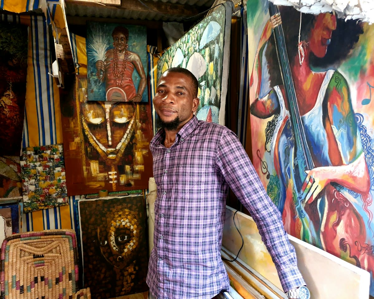 Modern art studio in Lagos