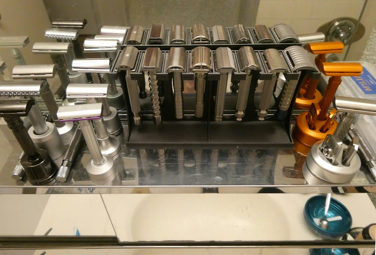 High tech medical laboratory with chrome surfaces
