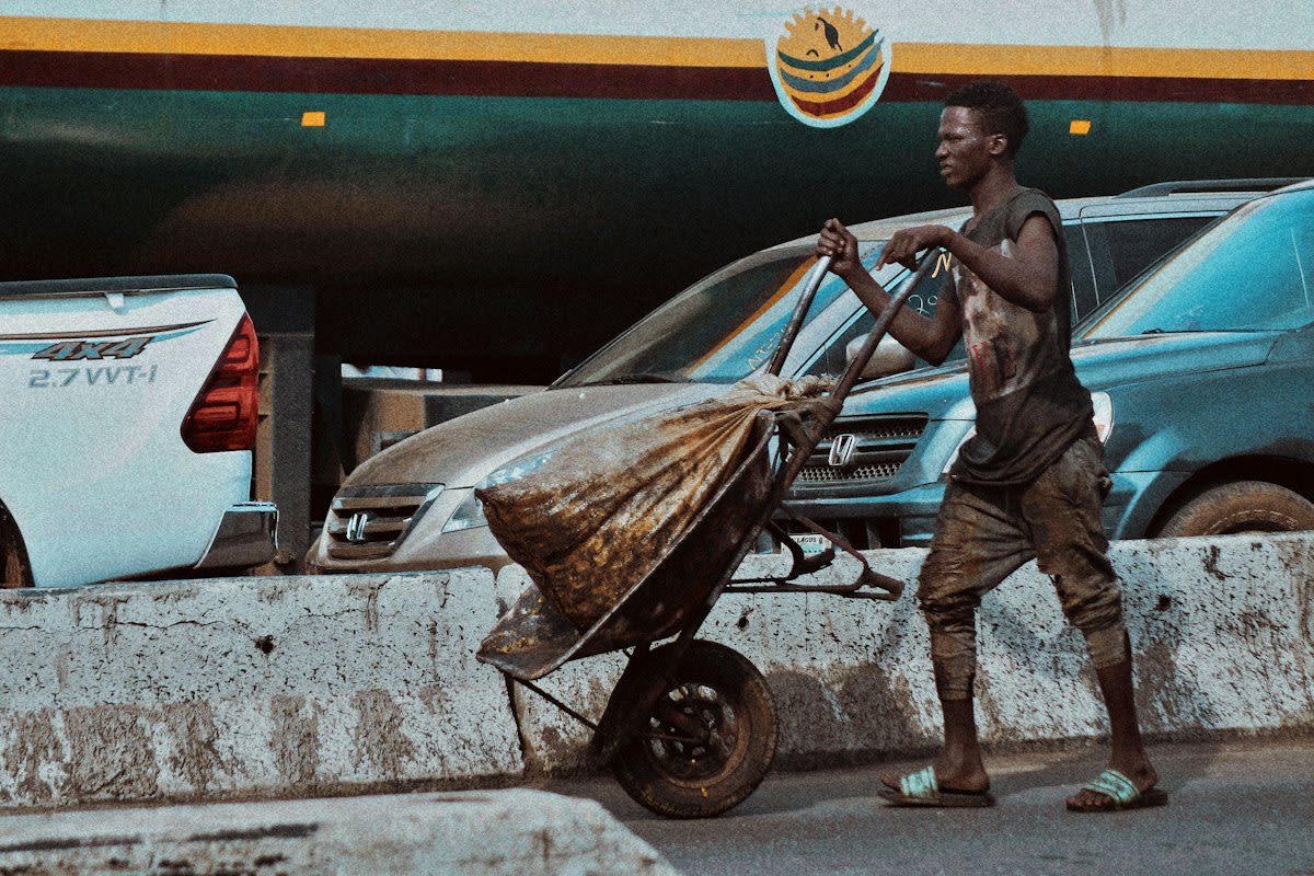 Lagos street market density