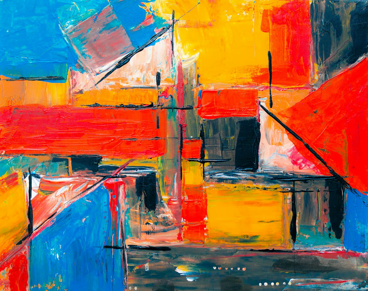 Abstract color blocks