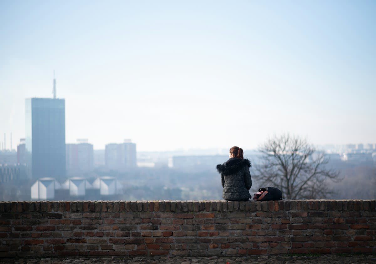 meditation in urban environment