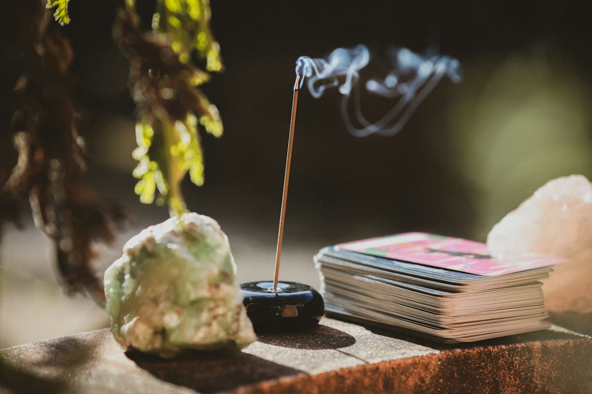 ritual incense smoke
