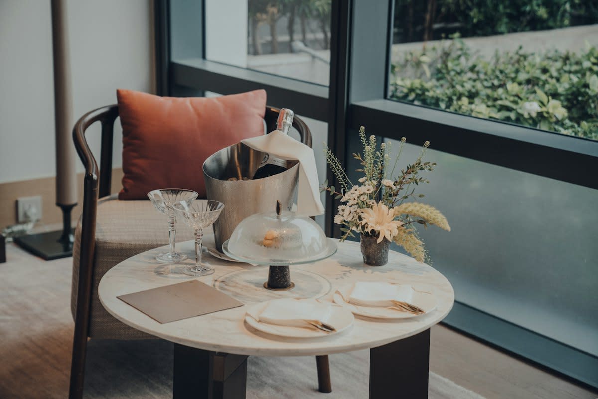 Minimalist Bangkok cafe interior