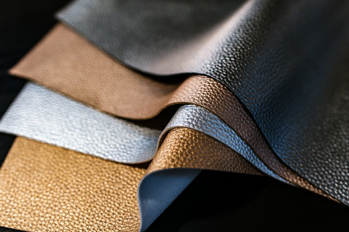 Finished leather rolls