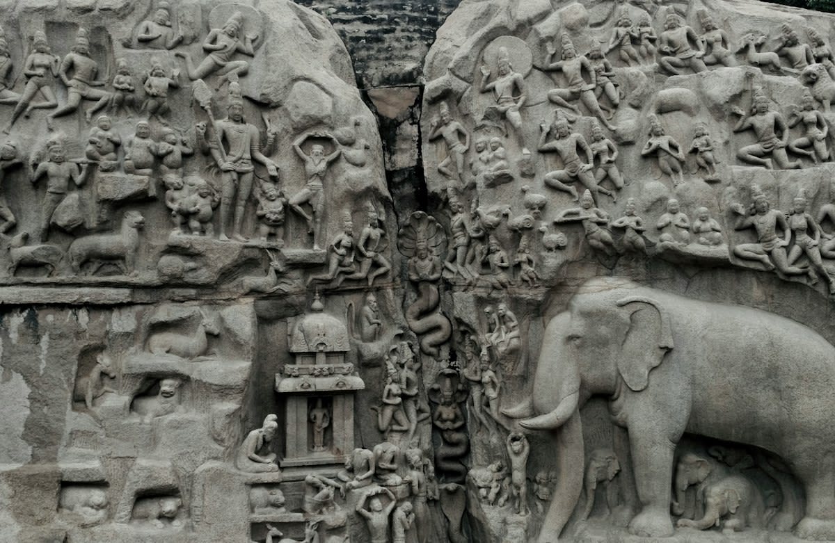 ancient stone carvings