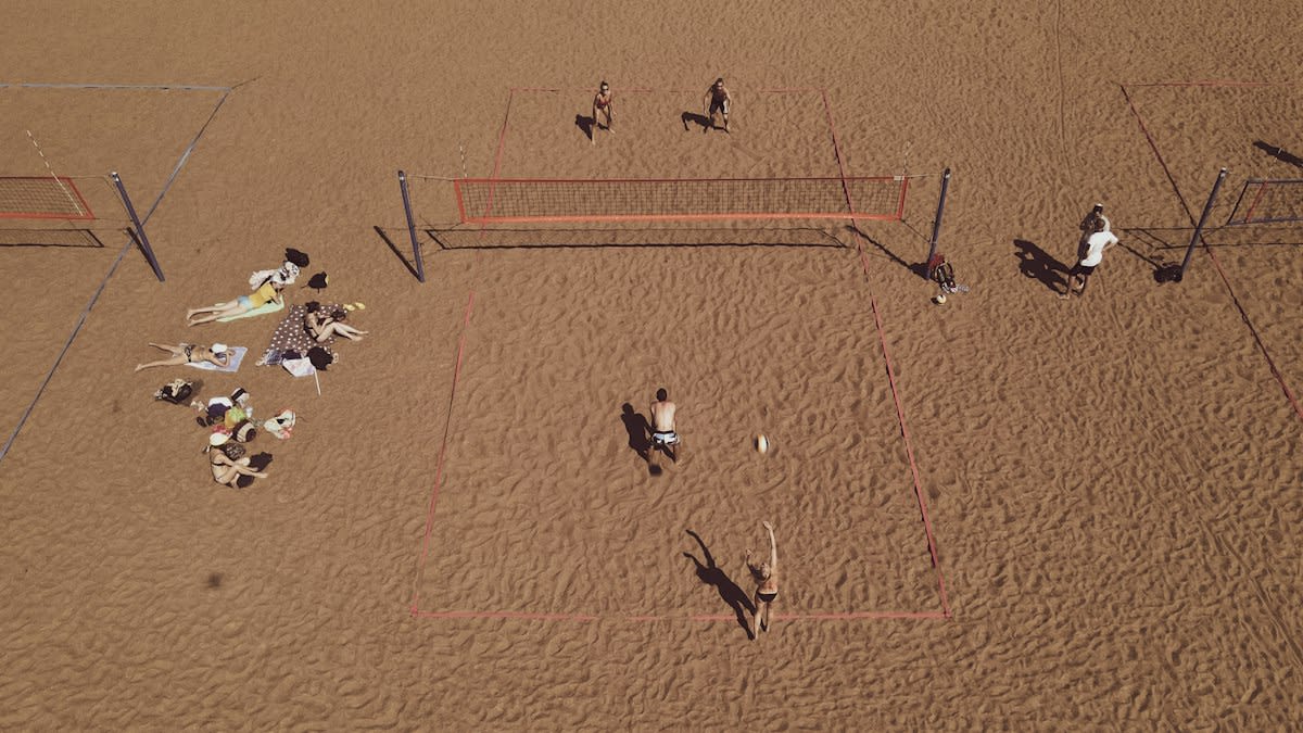 volleyball court layout