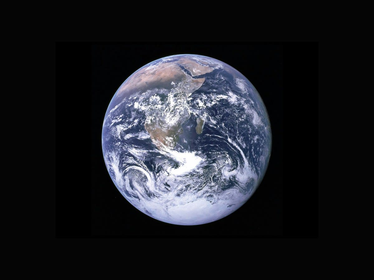 earth from space with satellites
