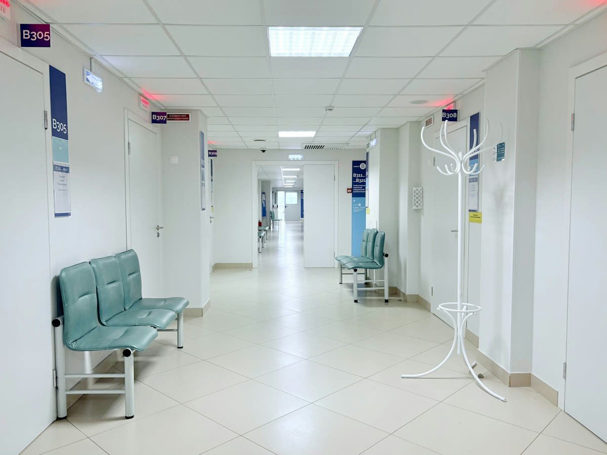 Modern medical clinic interior