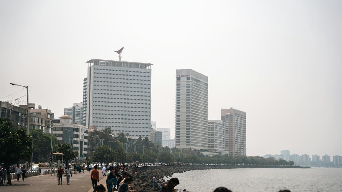 Modern corporate office tower in Mumbai
