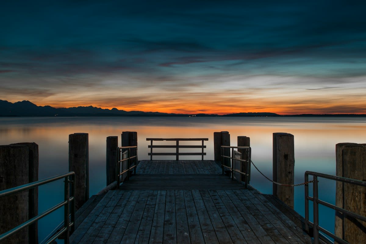 person reflecting alone in a quiet space