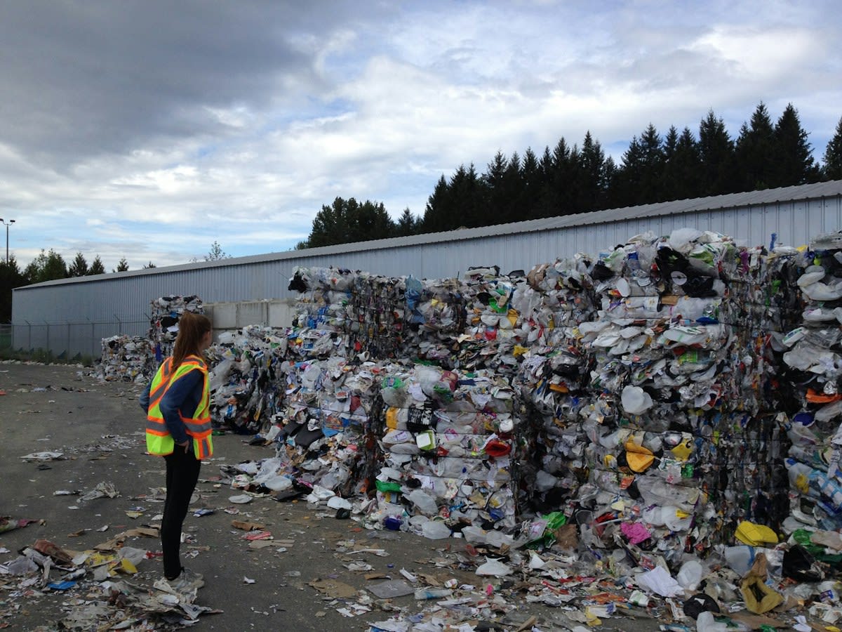 industrial recycling plant