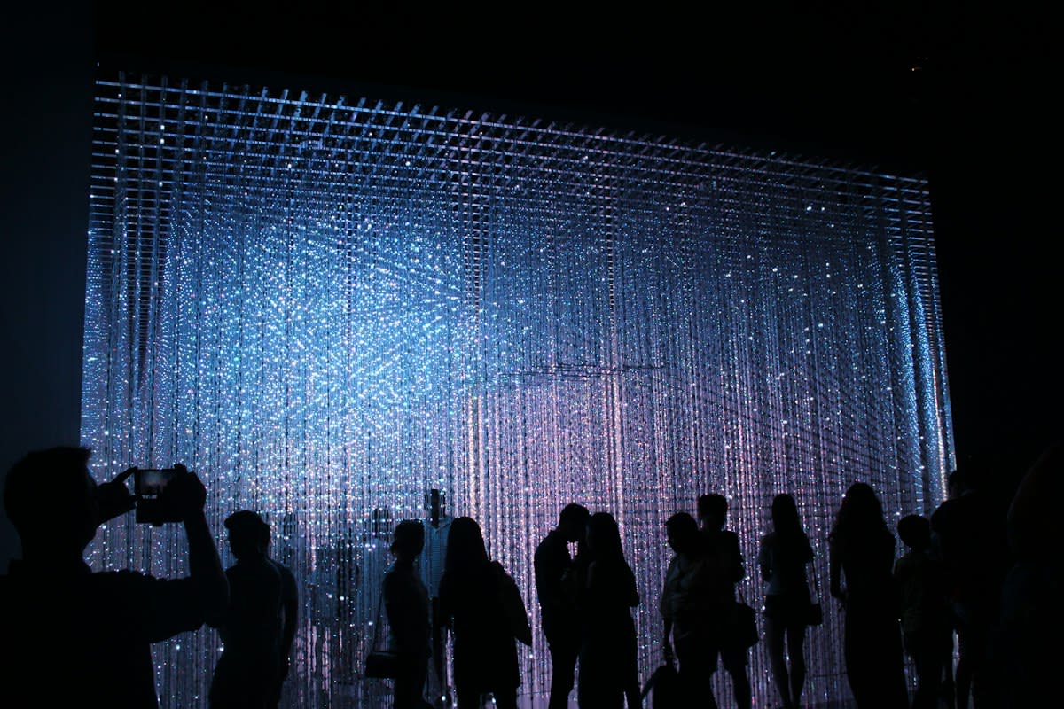 Modern woven data installation