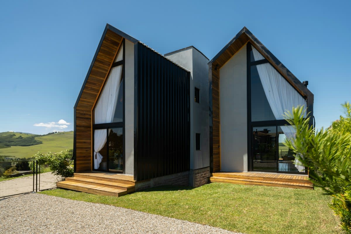Modern luxury office in a rural setting