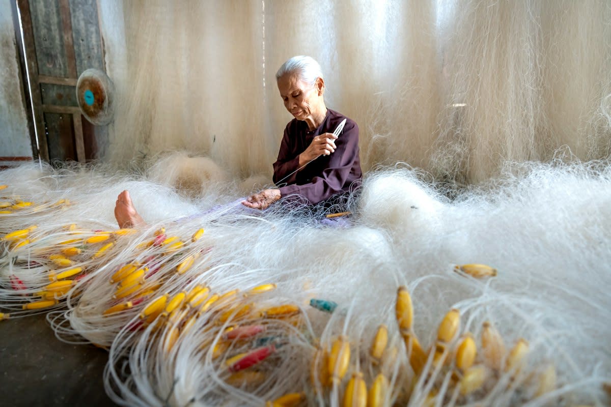 wild silk cocoons