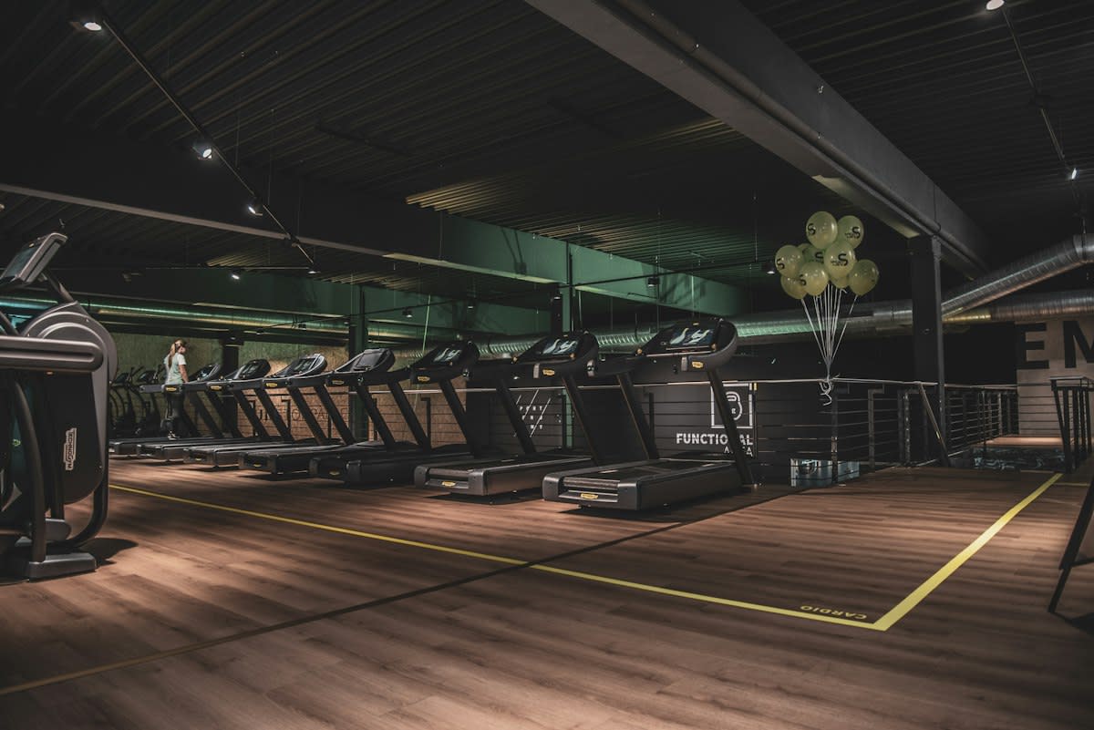Modern gym equipment