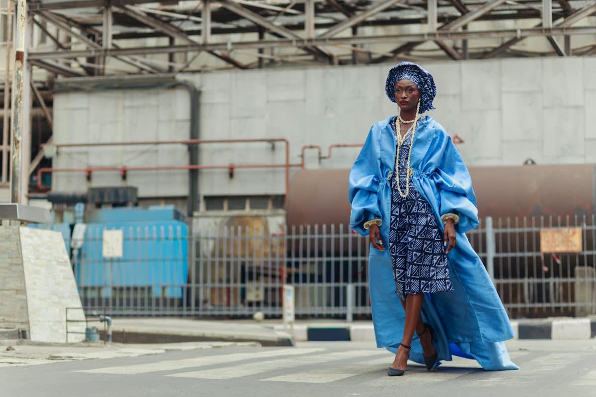 Modern African architectural design and urban Lagos street style