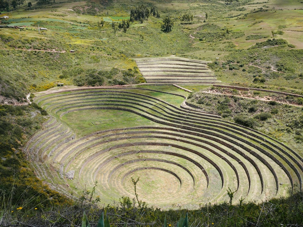 Andean terrace farming landscapes