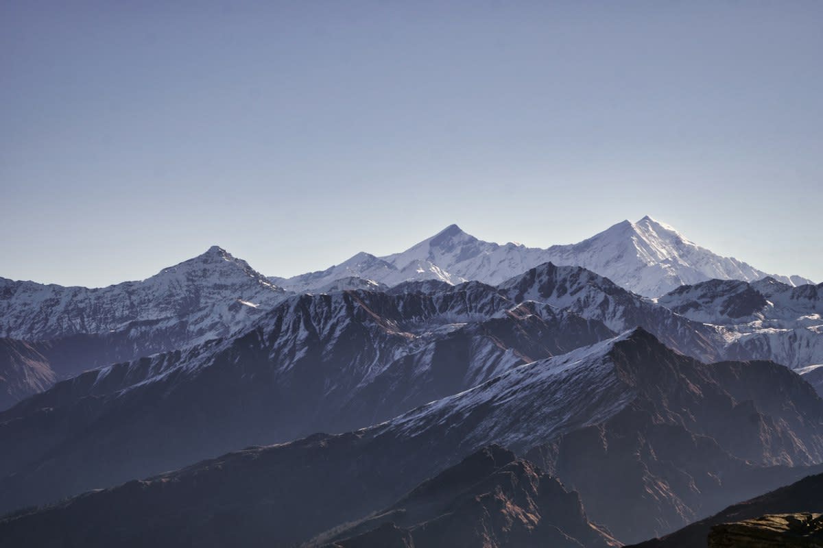 Himalayan mountains peak