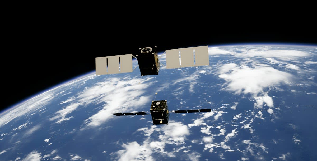 Digital network of satellites