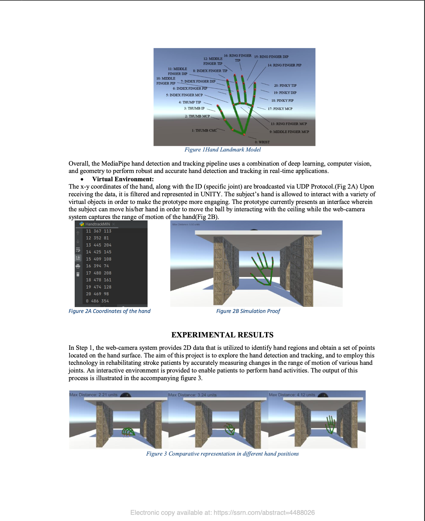 Hand Tracking for Rehabilitation Using Machine Vision