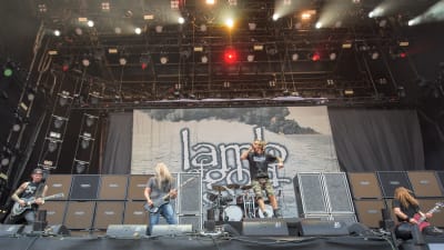 Lamb of God performing live at Rock im Park 2015