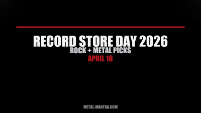 Record Store Day 2026 featured graphic: Rock + Metal Picks (April 18)