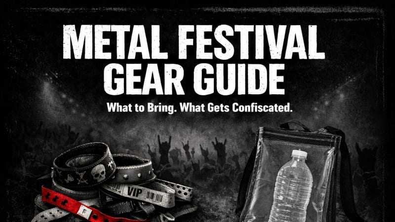 Metal Festival Gear Guide 2026 — What to Bring, What Gets Confiscated