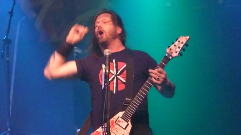 Gary Holt of Exodus performing live