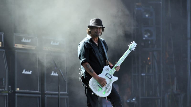 Phil Campbell performing with Motörhead at Wacken Open Air 2013