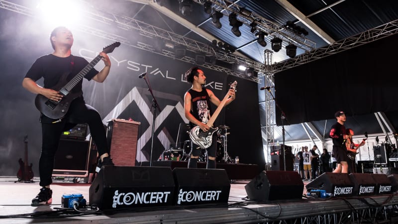 Crystal Lake performing live at Full Force Festival 2019
