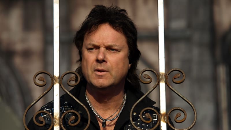 Andy LaRoque performing live with King Diamond, guitarist who now forms part of Lex Legion