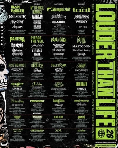 Louder Than Life 2026 — lineup, dates, tickets, and festival guide