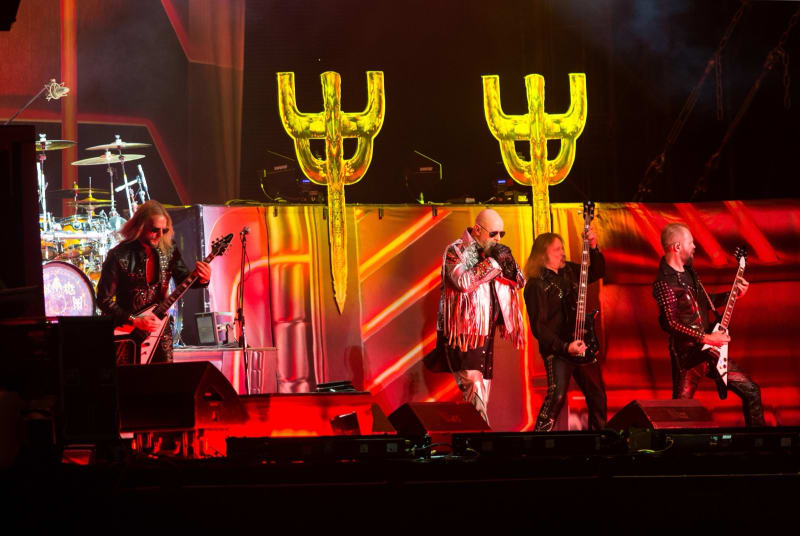 Judas Priest performing live at Wacken Open Air 2018