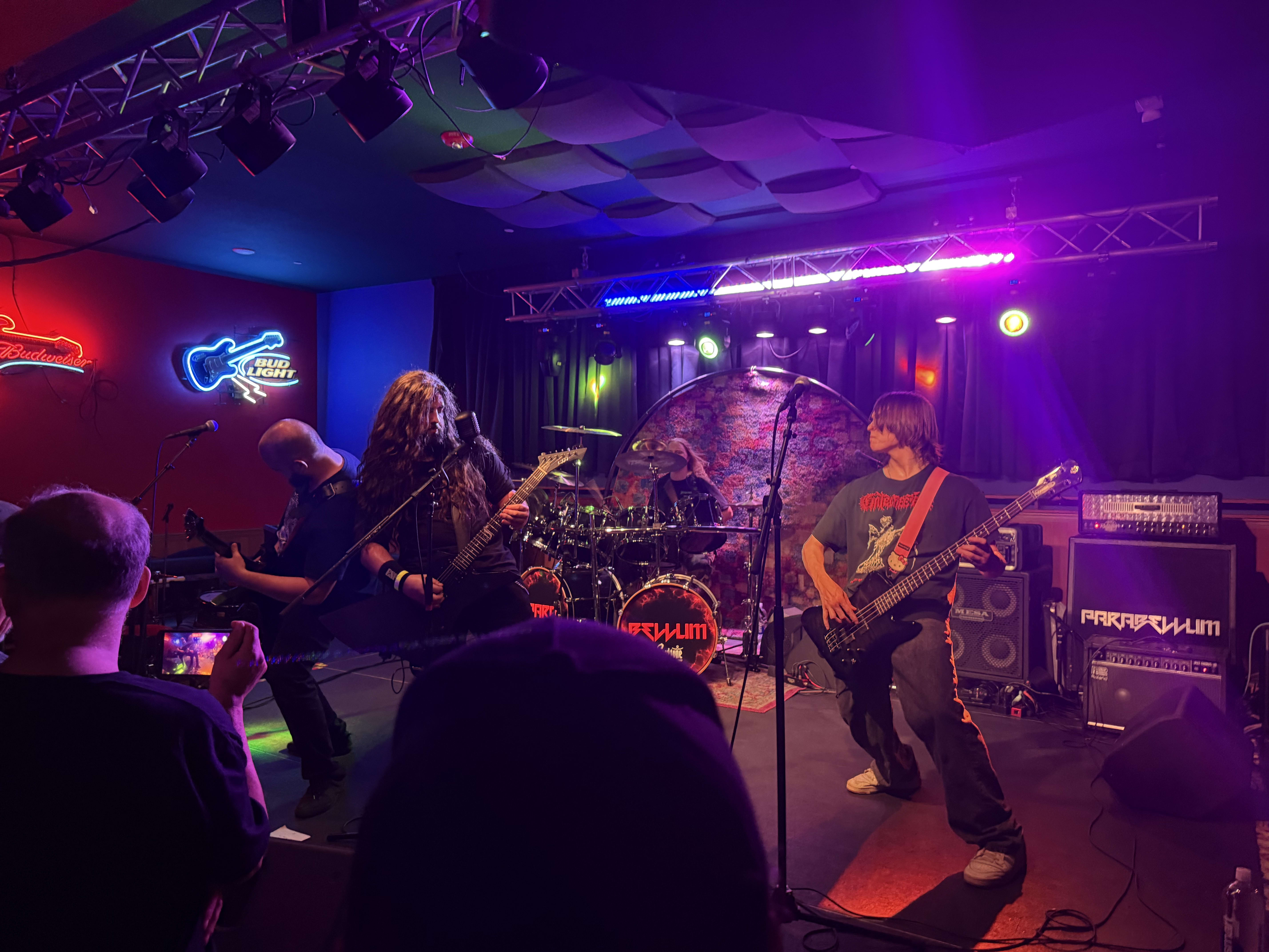 Parabellum performing live in Sacramento, March 2026