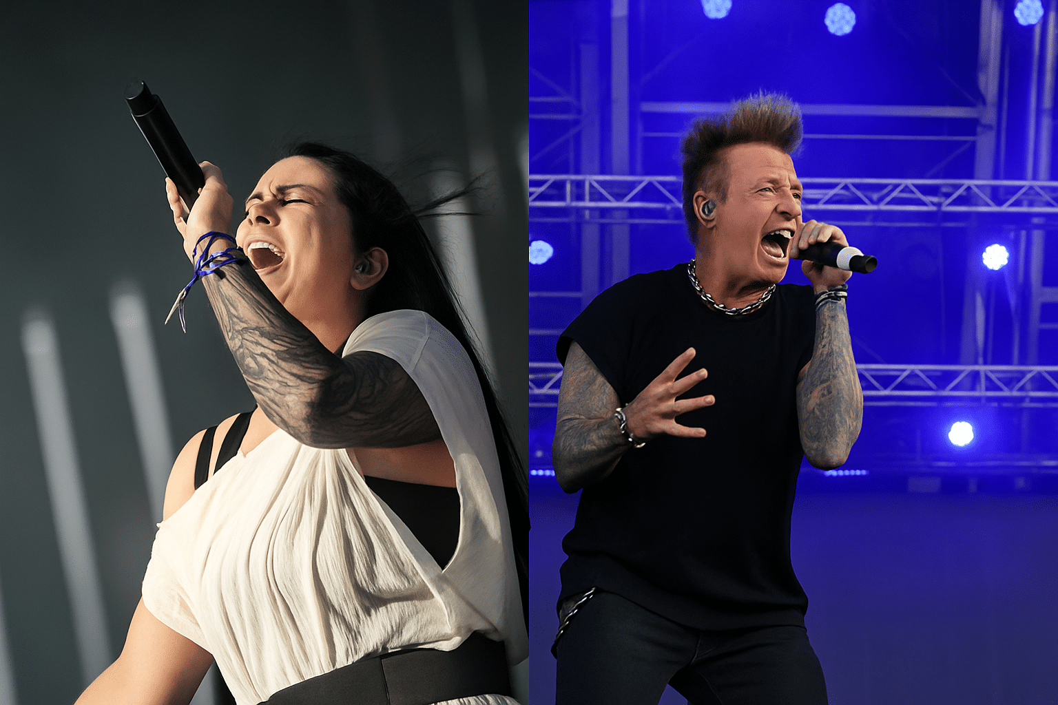 Evanescence & Jacoby Shaddix — 'Bring Me to Life' at KROQ Almost Acoustic Christmas