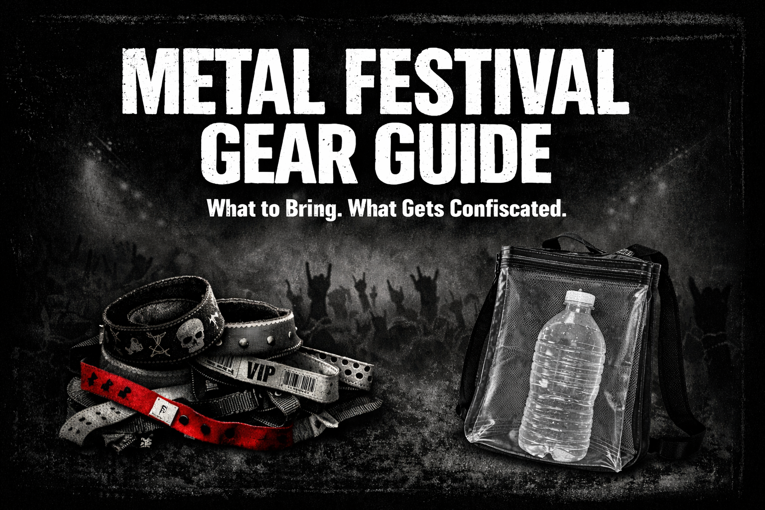 Metal Festival Gear Guide 2026 — What to Bring, What Gets Confiscated