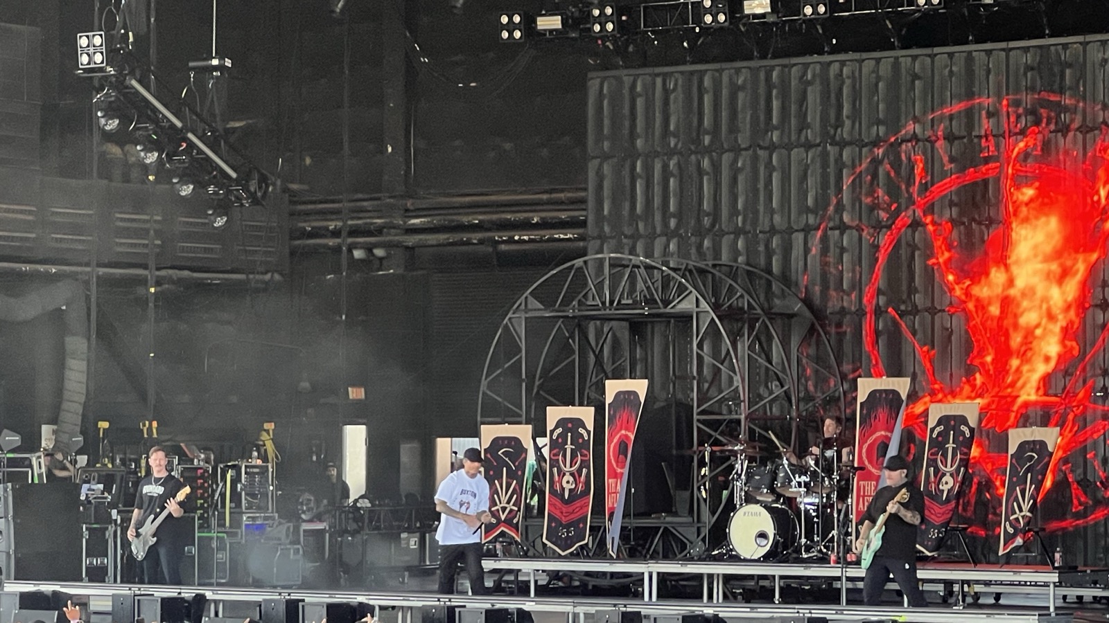 The Amity Affliction performing live at Summer of Loud 2025 in Phoenix