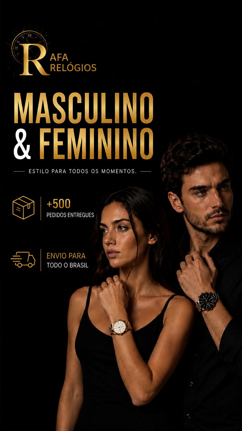 Relógios Premium e 1ª Linha da Rafa Relógios