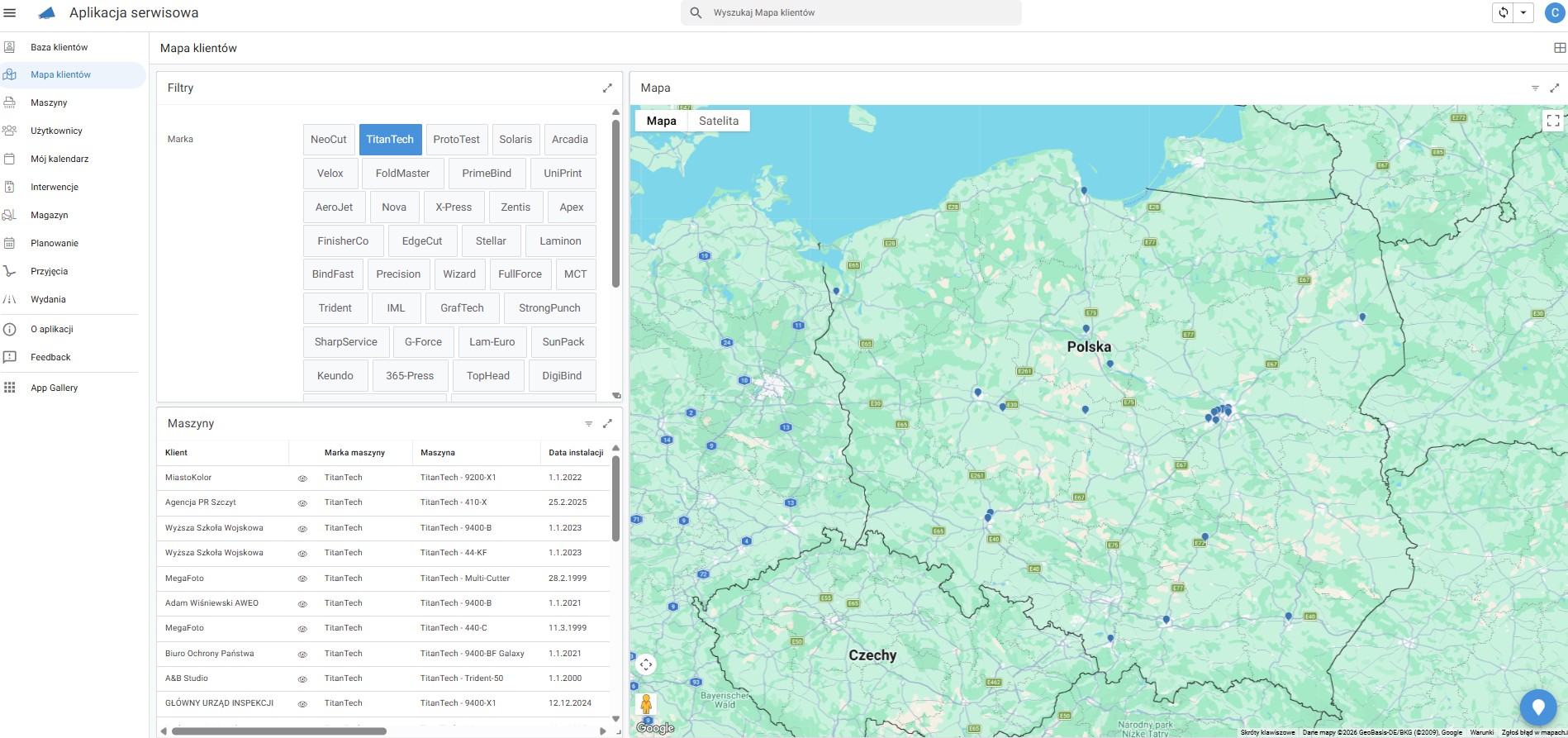 Automatyzacja serwisu terenowego, ewidencji eksploatacji maszyn, gospodarki magazynowej z wykorzystaniem OCR