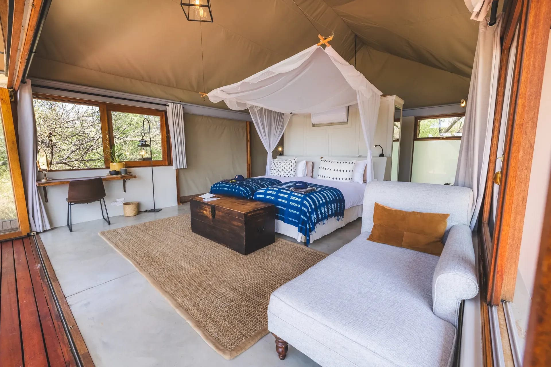 Marataba Residence – Kids Tent with two single beds.