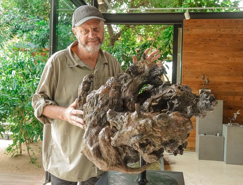 The Vicious Circle Artwork Of Lion And Hyena