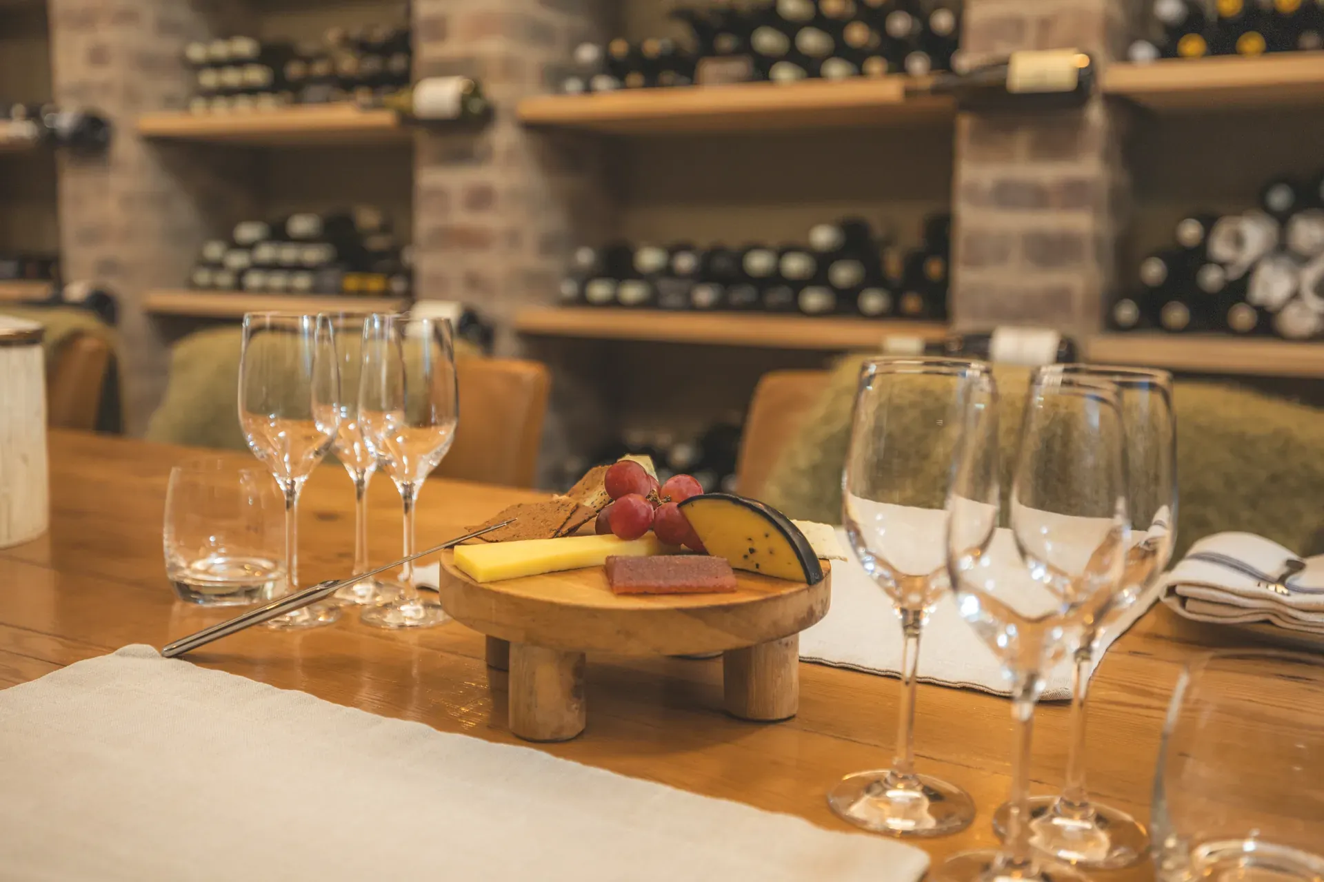 Sensory wine and cheese tasting experience at Monwana Lodge.