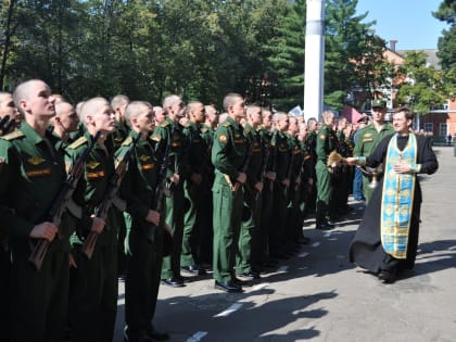 Присяга в Серпуховском филиале Военной академии имени Петра Великого