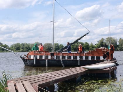 В Пущино прошел субботник на станции «Дельфин»