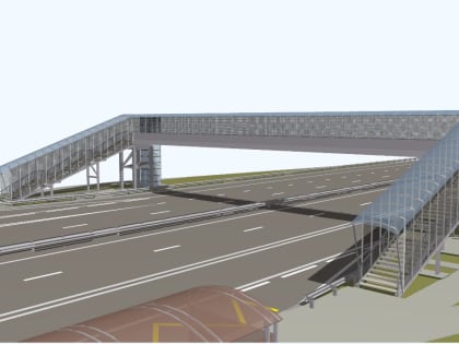 Новый пешеходный переход через трассу М-11 в Химках начнут строить в 2020 году