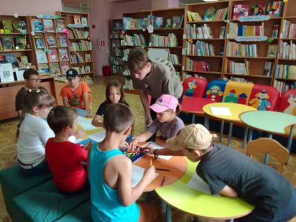 Мастер-класс по живописи в Рузской библиотеке