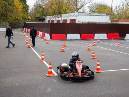 Соревнования по картингу в Орехово-Зуеве