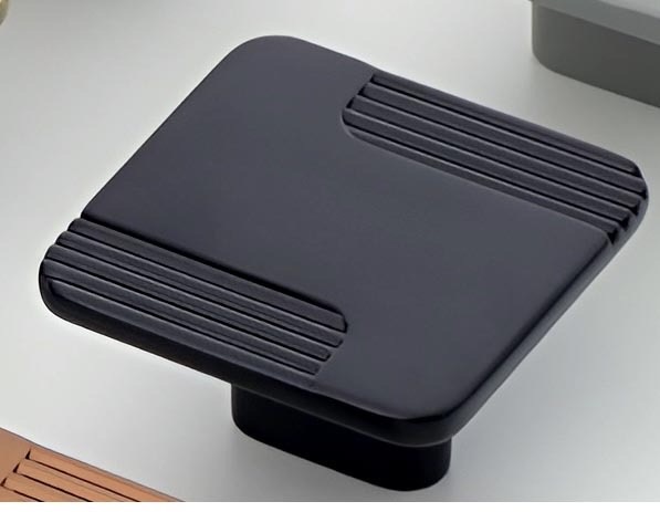 Square Designer Cabinet Knob – PVD  view 3